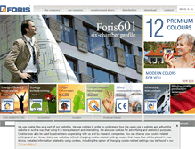 Tablet Screenshot of foris.eu